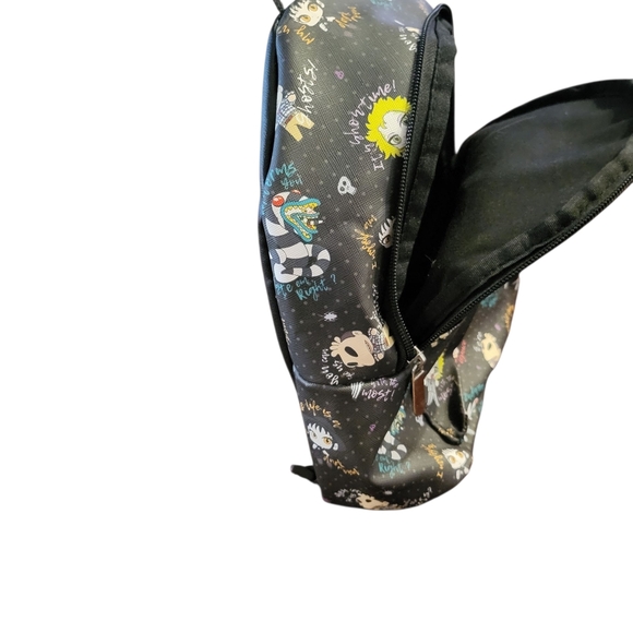 Beetlejuice Black and White Women's Backpack - Picture 6 of 9